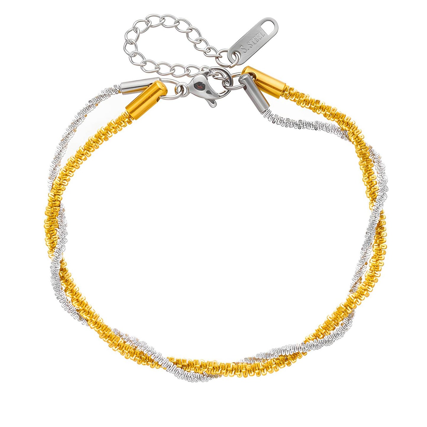 Gold/Silver Double Layer Bracelet