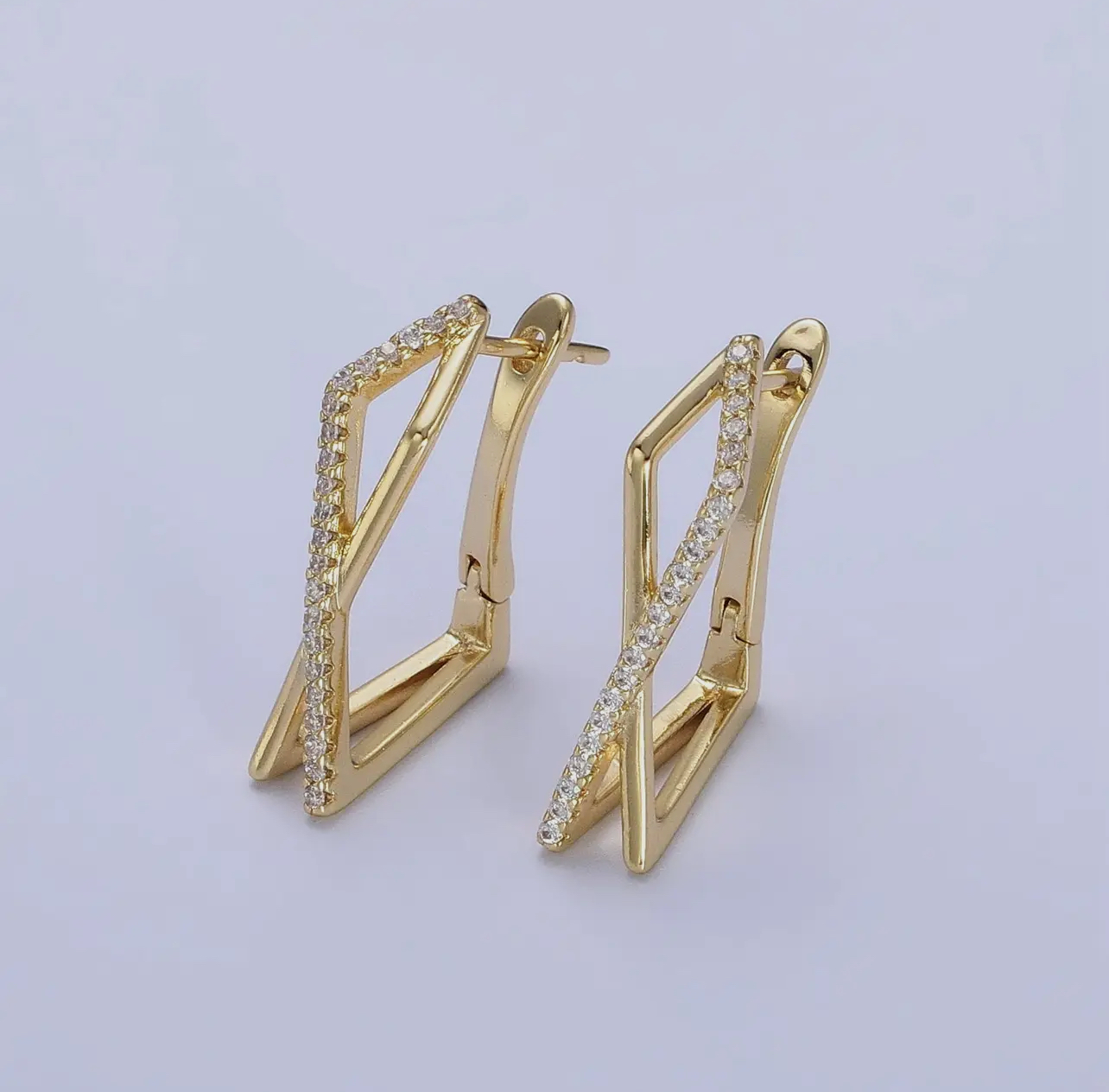 Micro Paved geometric Hoop